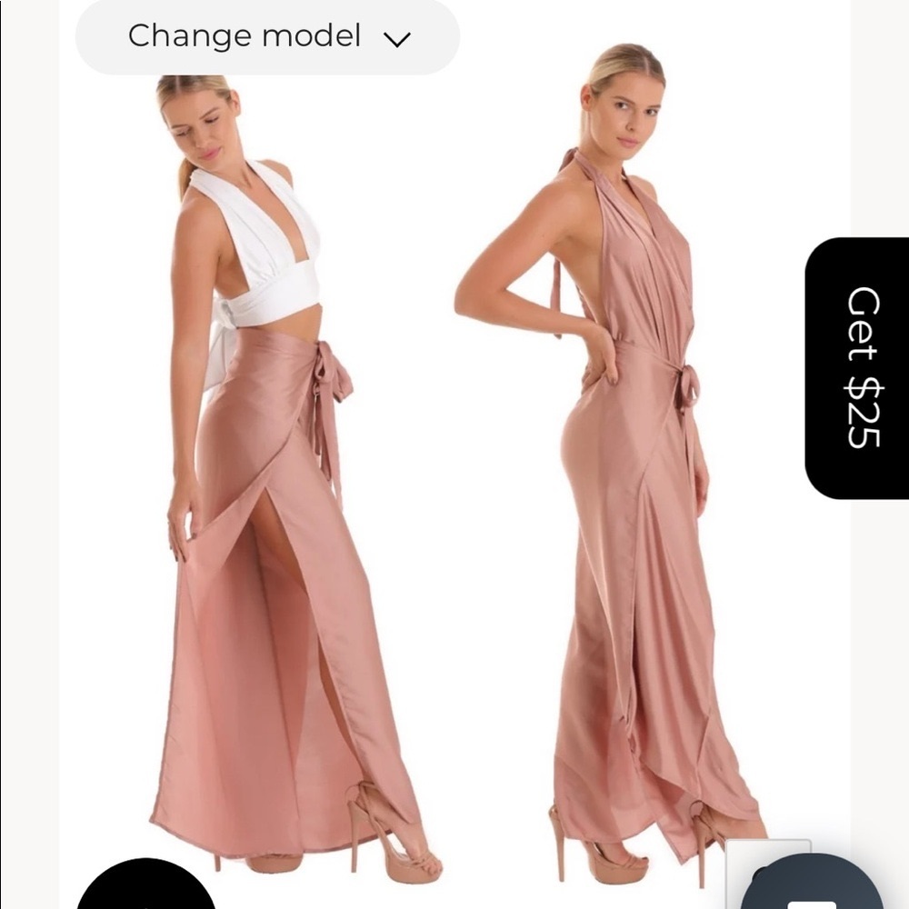 Baliwear Pant to Jumpsuit in Pink Glitz